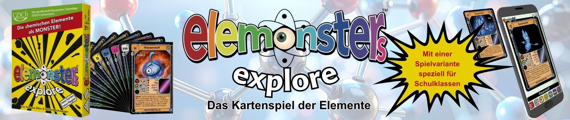 Elemonsters explore - das Kartenspiel der Elemente