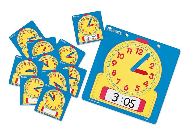 Wiemann Lernuhren Set - 24 Schüleruhren Im Karton Für Unterricht