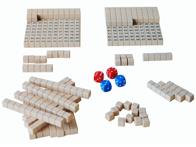 Mathespiel Zahlenraum bis 100