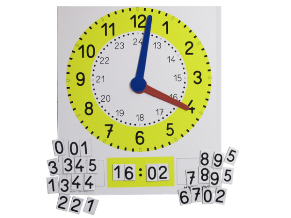Magnet-Uhr für die Tafel (32-teilig)