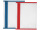 Abheftbare Reißverschlussmappe (groß, 30 x 23 cm) blau