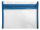 Abheftbare Reißverschlussmappe (klein, 22 x 16 cm) blau