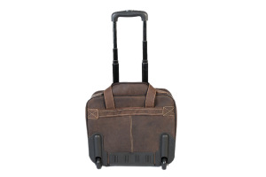 Produktbild von PELVERO Torino Leder-Trolley – Handgefertigt Aus Büffelleder, 4 Rollen, 50x35x22 Cm