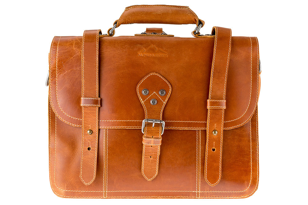 Lehrertasche BROOKS Cognac