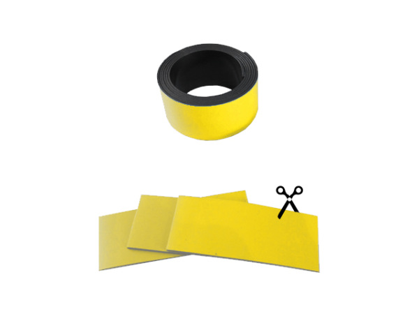 Magnetband wiederbeschreibbar (25 mm x 1m) gelb
