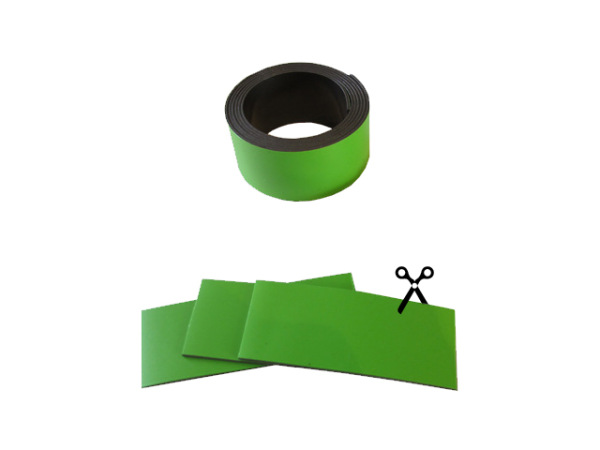 Magnetband wiederbeschreibbar (25 mm x 1m) grün