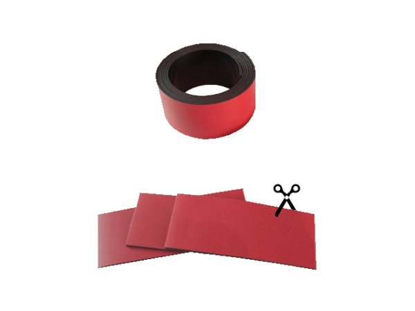 Magnetband wiederbeschreibbar (25 mm x 1m) rot