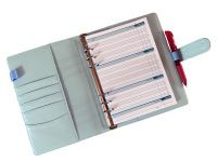 A5 Ringbuch (eisblau) mit Lehrerkalender-Einlage
