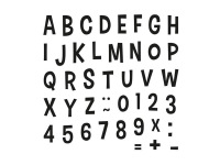 Softstempel-Set Buchstaben & Zahlen