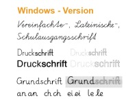 Schulschriftenpaket für die Grundschule (Windows-Version) Schullizenz CD