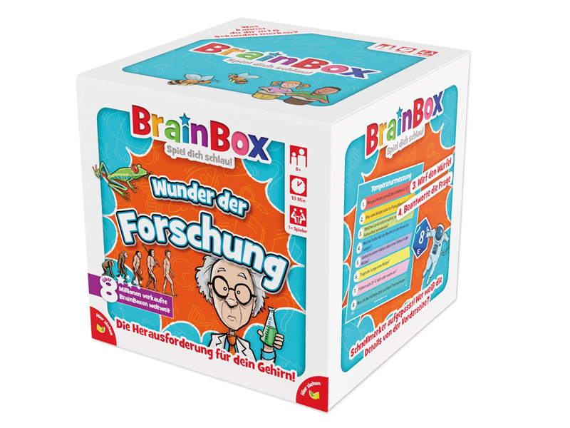 BrainBox - Deutschland – Gioco Da Tavolo Educativo In Tedesco – Per Bambini Da 8 Anni, 1+ Giocatori, 10 Minuti