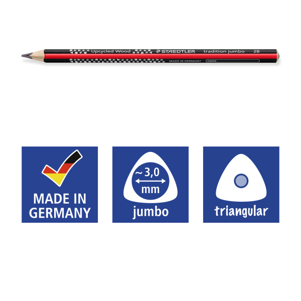 Doridia Imports Jumbo Bleistift – Riesen Bleistift Mit Radiergummi, 40 Cm Lang