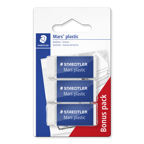 3 Radierer Mars plastic