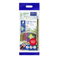 12 Buntstifte Noris colour im Sechskantformat (Radierer + Bleistift gratis)