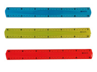 Superflexibles Lineal 30 cm blau