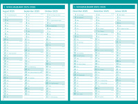 RESTPOSTEN Schulplaner 2025/26 - A5 Buchbindung