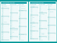A5 Schulplaner 2025/26 - Loseblattsammlung ungelocht
