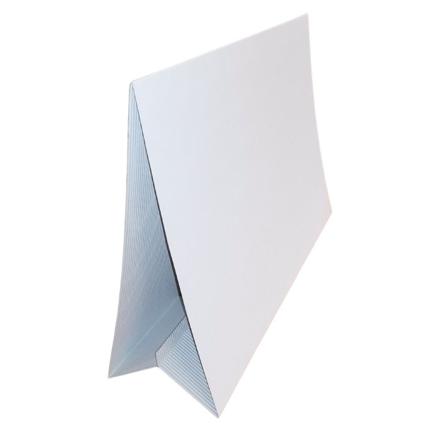 Klausur-Sichtblende (weiß, glatt)