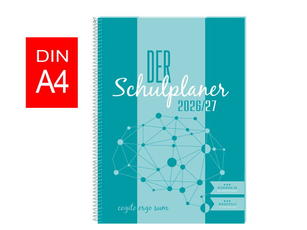 A4 Schulplaner 2026/27 - Spiralbindung