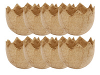 Pappmachee-Eier zum Bemalen (8 Stck.)