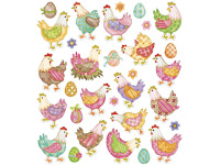 105 glitzernde Ostersticker