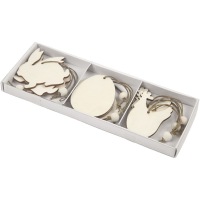 Holzanhänger Ostern (9 Stck.)