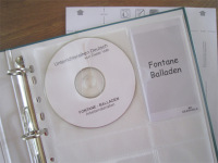 A4 CD-/DVD-Prospekthülle, für 4 CDs/DVDs