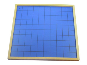 Montessori Hunderterbrett mit Kontrolltafel