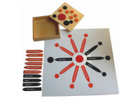 Montessori Satzstern mit Pfeilen & Symbolen aus Holz