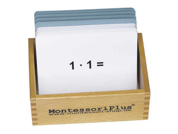 Arbeitskartei zum Montessori Multiplikationsbrett