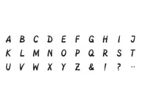 Buchstabenstempel-Set